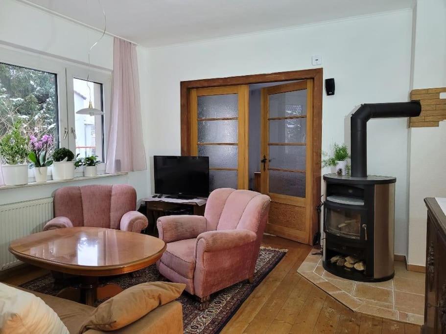 Gaestewohnung " Am Harsdorf " Maagdenburg Buitenkant foto