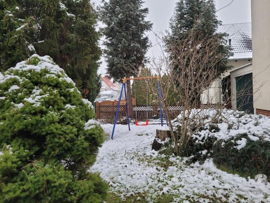 Gaestewohnung " Am Harsdorf " Maagdenburg Buitenkant foto